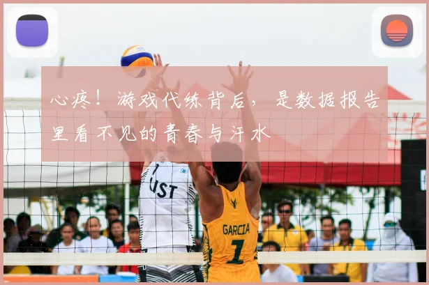心疼！游戏代练背后，是数据报告里看不见的青春与汗水