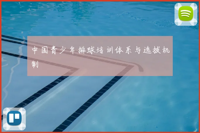 中国青少年排球培训体系与选拔机制
